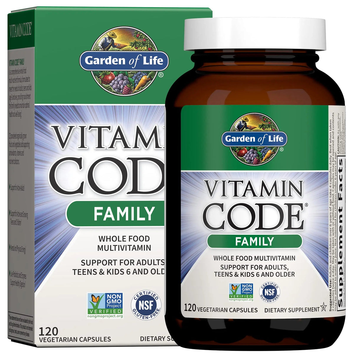 Garden of Life Multivitamin Family Formula 120 Capsules & Dr Formulated Probiotics for Women 30 Capsules Bundle Garden of LifeBuy Supplements Australia