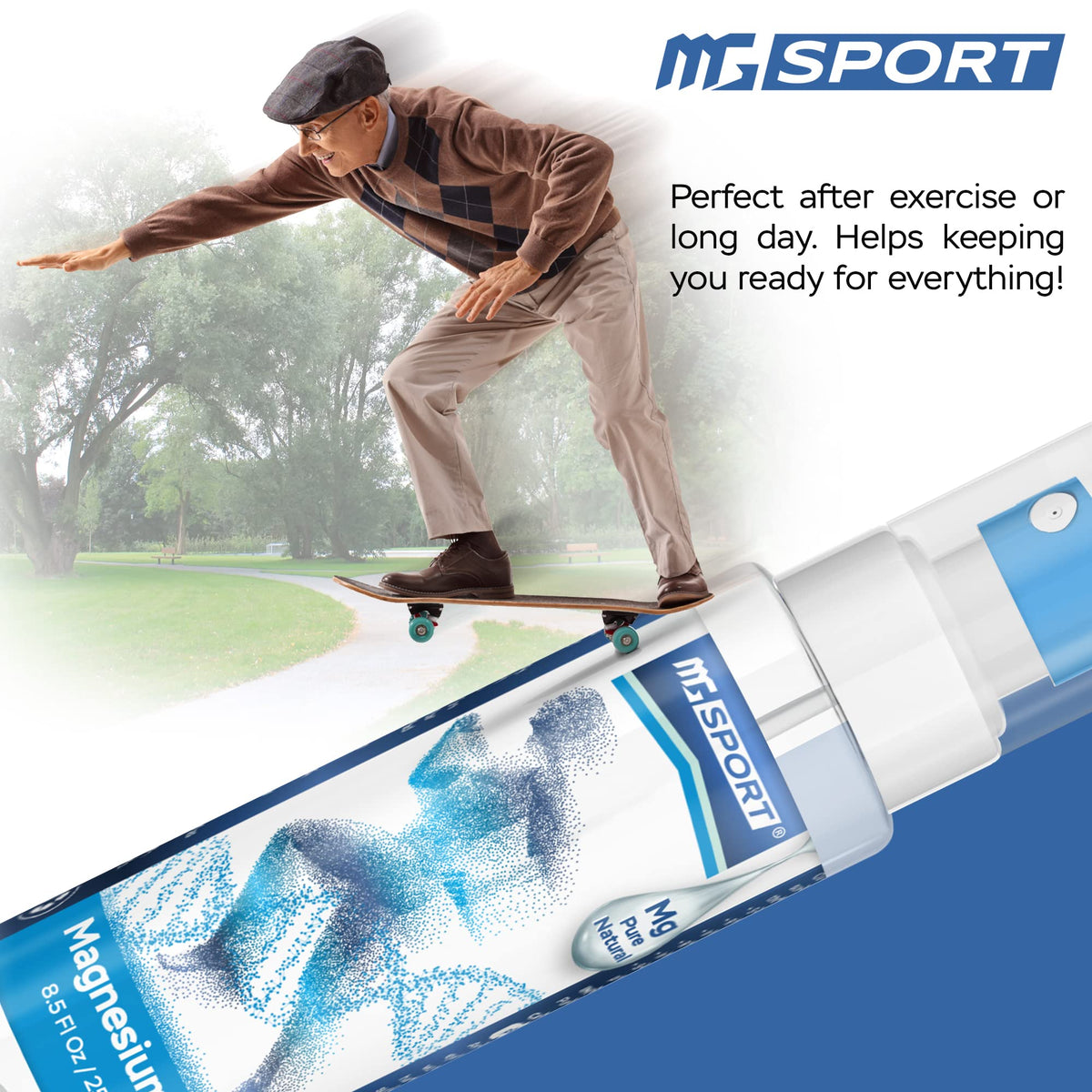 High Absorption Pure Magnesium Oil Spray – 250 ml – 100% Pure Magnesium Chloride MGSPORTBuy Supplements Australia