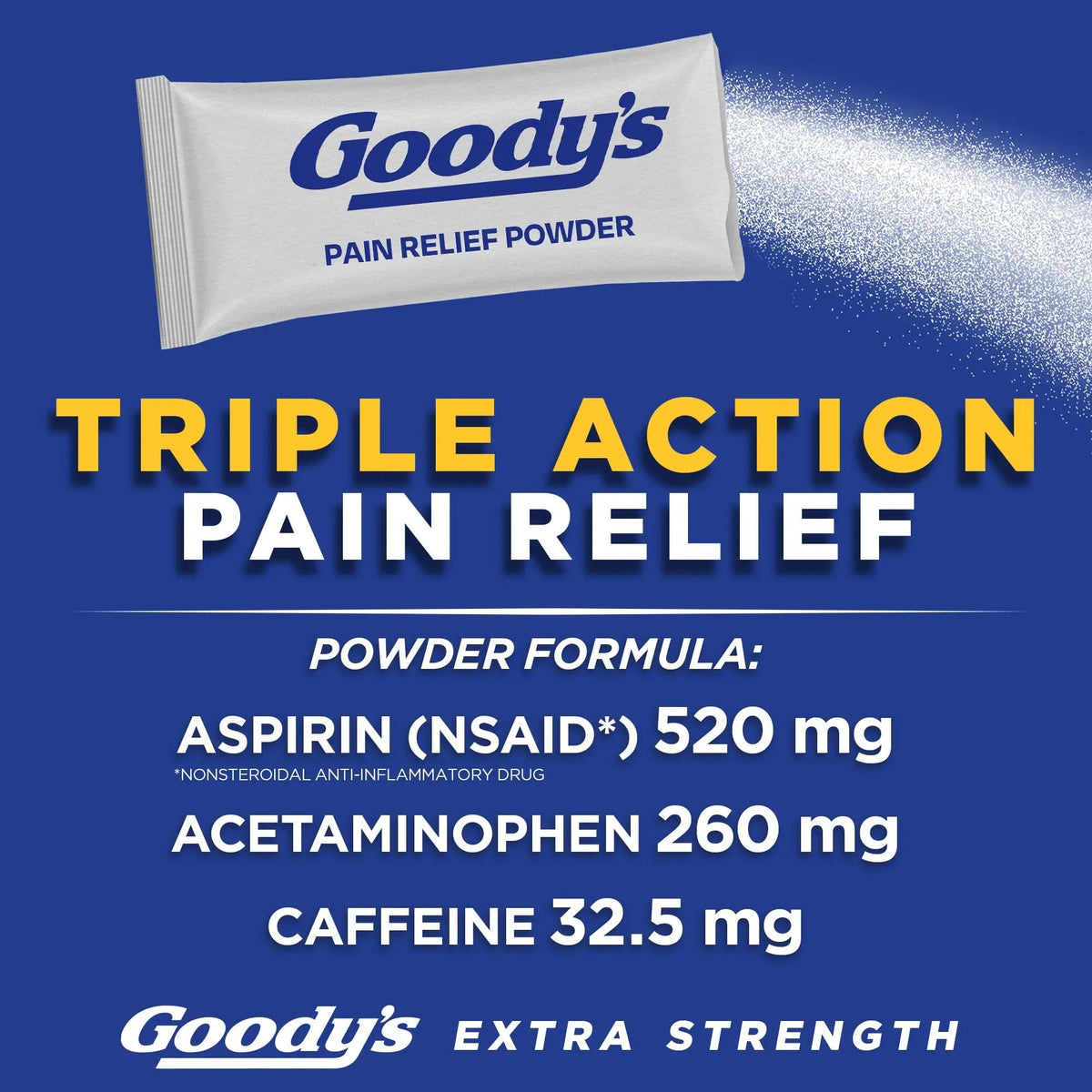 Goody's Pain Relief Powders, Extra Strength Headache Powder, 6 ct (Pack of 1) Goody'sBuy Supplements Australia