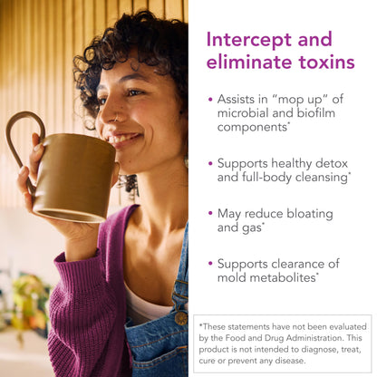 Biocidin G.I. Detox+ Activated Charcoal Binder & Zeolite Detox Supplements with Silica - Helps Bind & Clear Toxins - Supports Full Body Cleansing and May Reduce Bloating (60 Capsules) Bio-Botanical ResearchBuy Supplements Australia