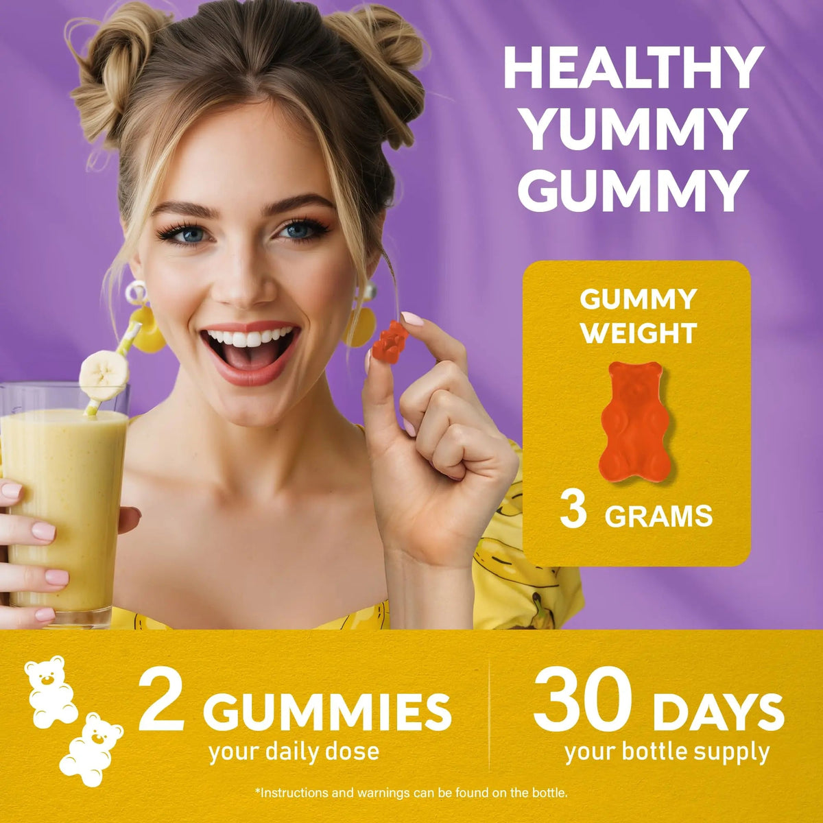 Probiotic Gummies 10B CFU with Prebiotic Fiber - Digestion & Immune Support - Debloat, Stomach & Gut Comfort - Probiotics for Women & Men - Natural Berry Flavor - Vegan & Sugar-free - 60 Gummies NUTRAHARMONYBuy Supplements Australia