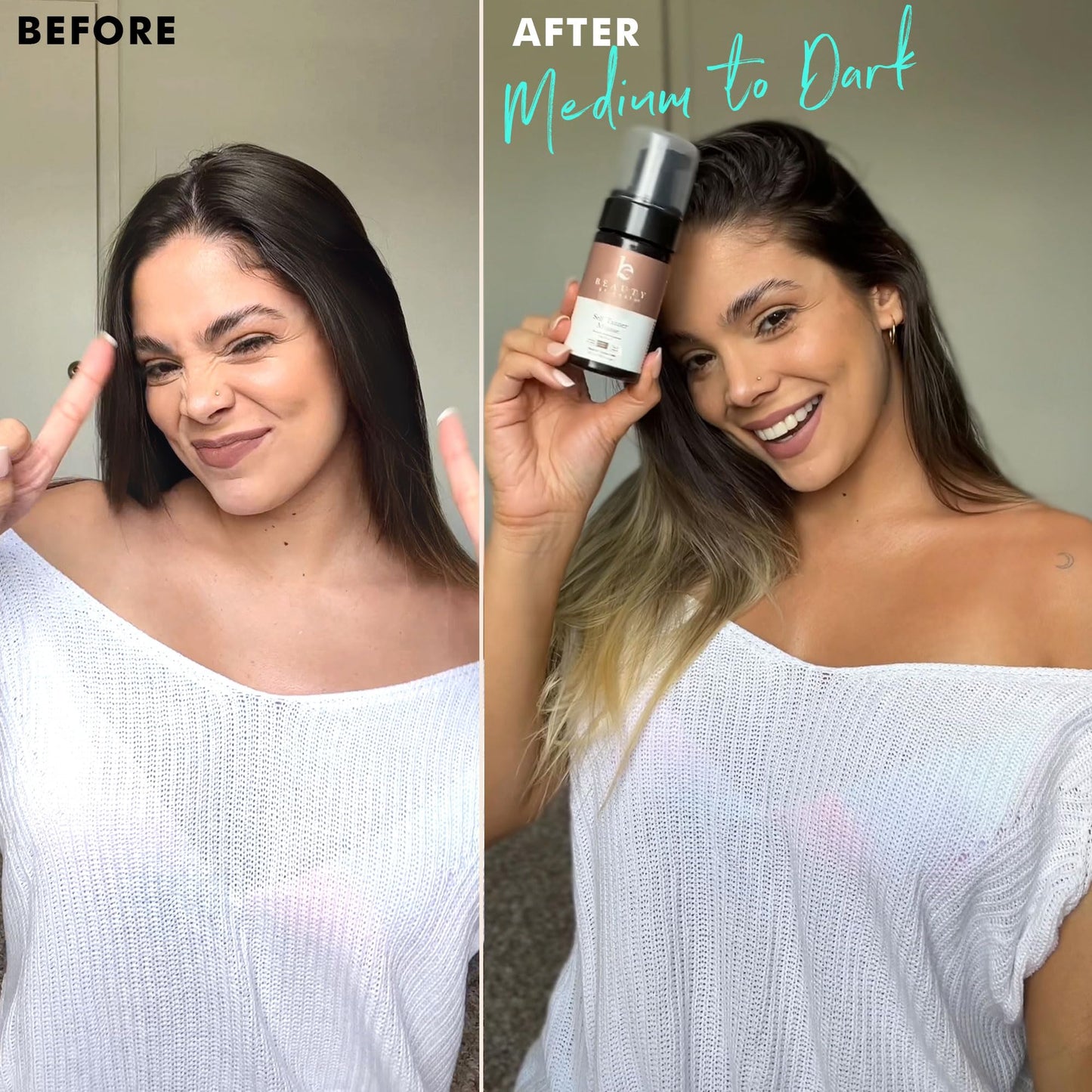 Self Tanner Tanning Mousse Kit - USA Made with Natural & Organic Ingredients Beauty by EarthBuy Supplements Australia