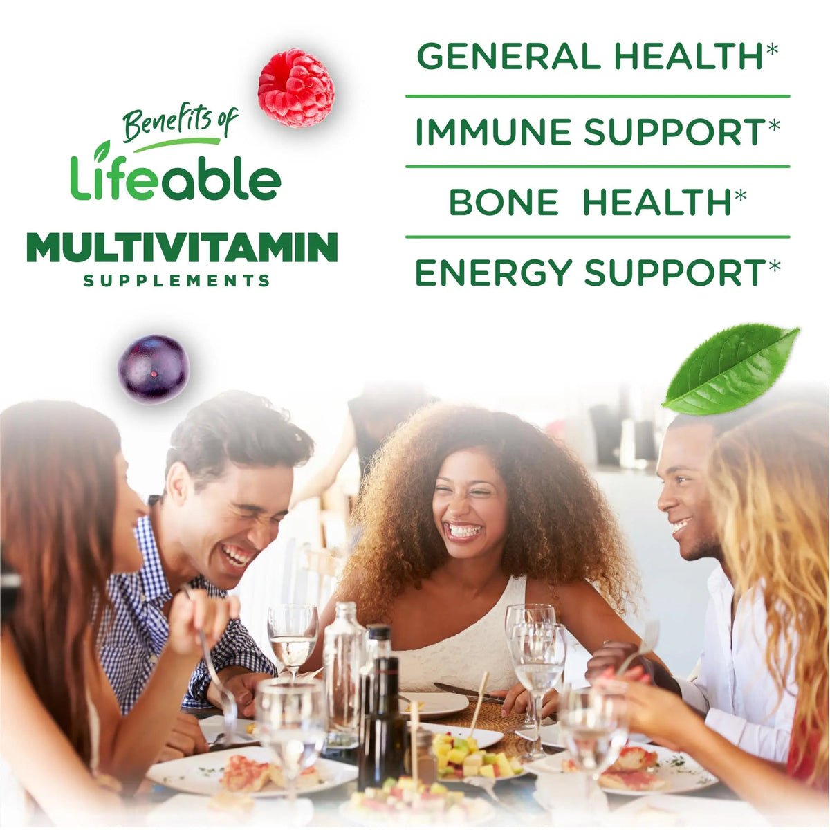 Lifeable Sugar Free Multivitamin for Men Gummies | with Iron and 18 Essential Vitamins and Minerals | Sugar Free Vitamins | 90 Gummies Lifeable