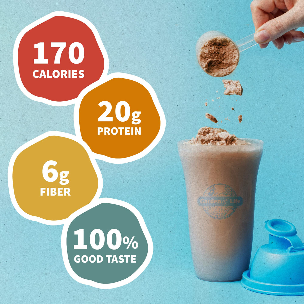 Garden of Life Creamy Organic Vegan Protein Powder + OatMilk, 20g Complete Plant Garden of LifeBuy Supplements Australia