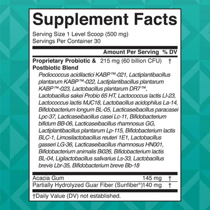 MARYRUTH'S 3-in-1 Gas & Bloat Probiotic Powder | Probiotics for Normal Digestive Function | Probiotics for Women & Men | Prebiotics & Postbiotics | 60 Billion CFU | 23 Unique Strains | 0.5 oz MARYRUTH'SBuy Supplements Australia