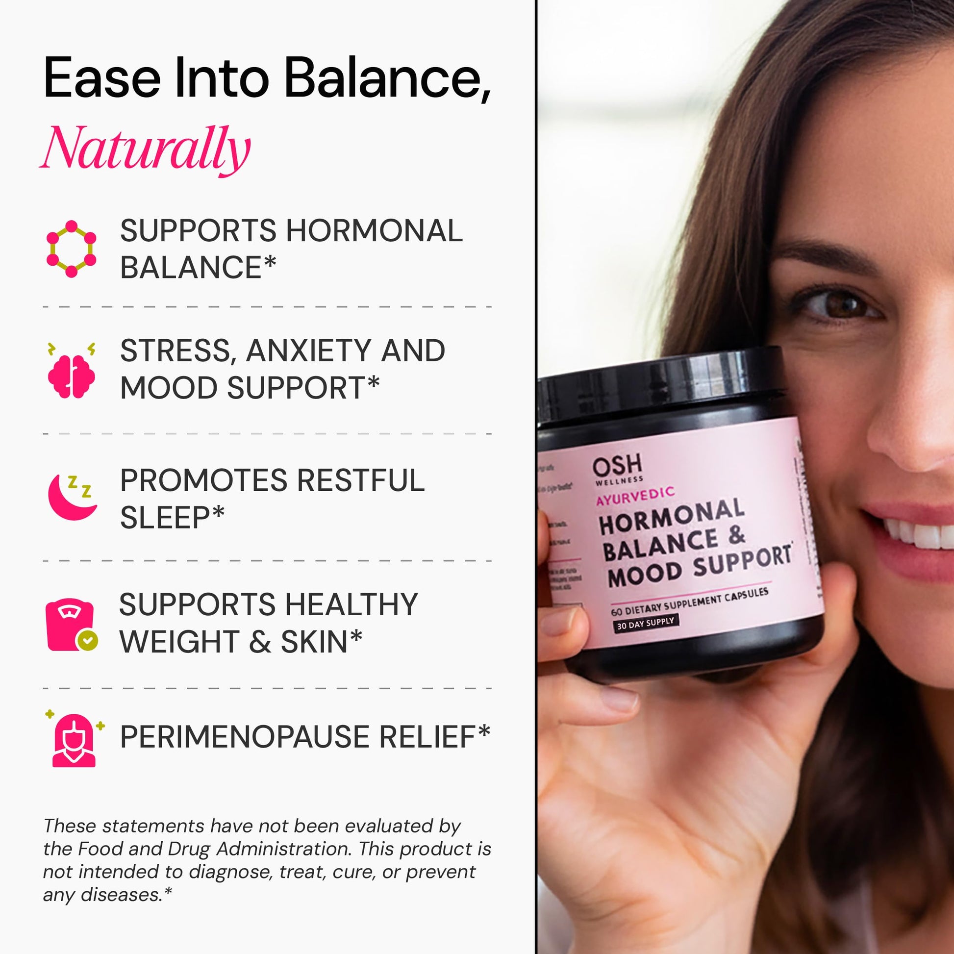 Ayurvedic Hormone Balance for Women | Cortisol Reducer | Mood, Energy, & Sleep Support | Regulates Estrogen | Stress Relief | Ashwagandha, Rhodiola, & Shatavari Freshly Moms canada supplements