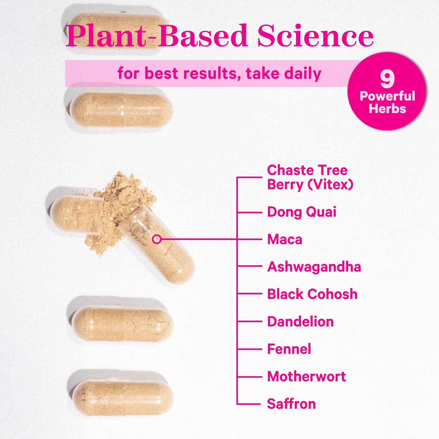 Pink Stork PMS Supplement for Women - Vitex, Ashwagandha, Maca Root & 10 Vitamins & Minerals to Support Hormone Balance, Mood, Bloating, Period Regularity - 60 Capsules Pink StorkBuy Supplements Australia