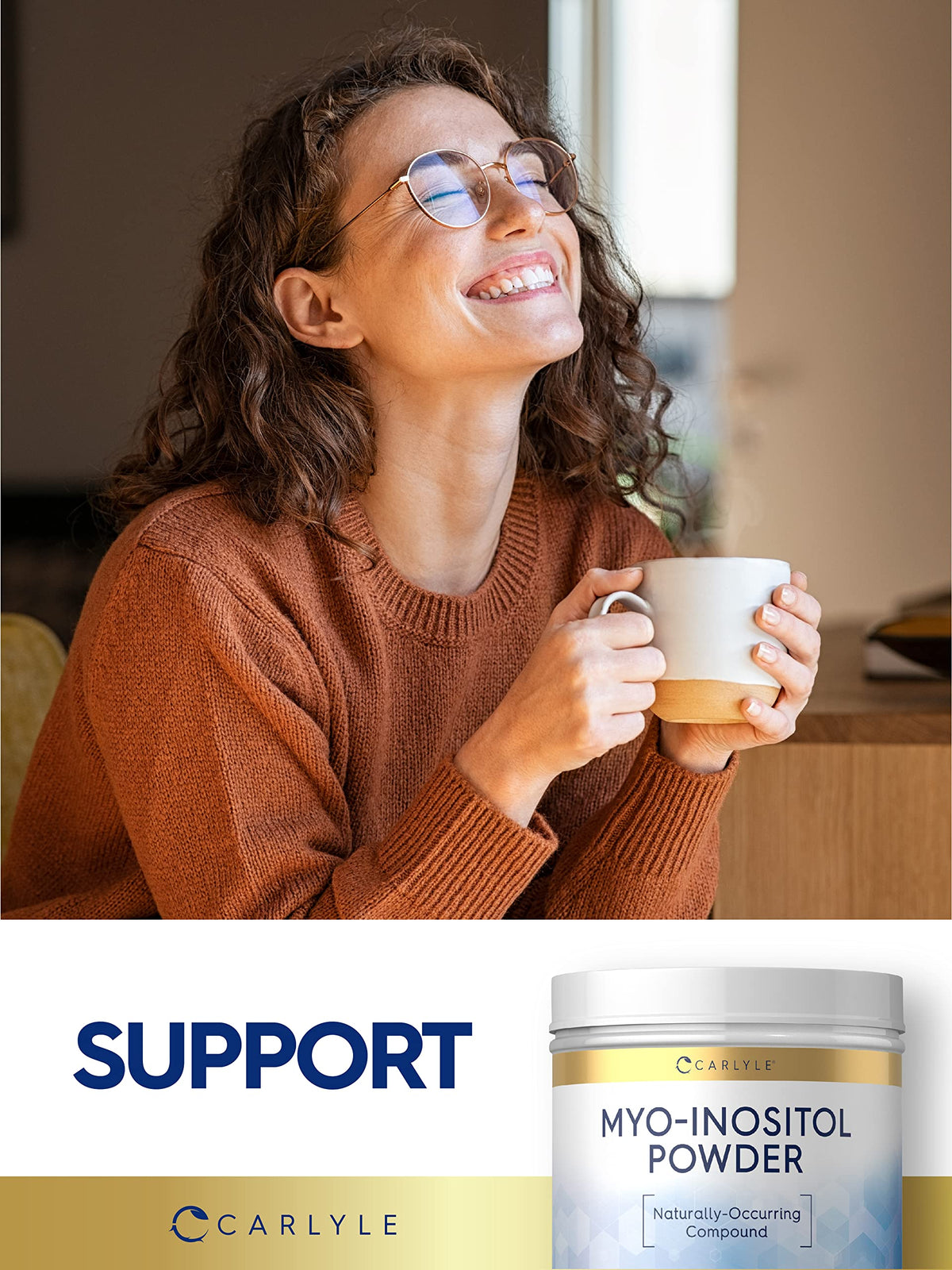 Carlyle Myo-Inositol Powder Supplement | 1.5 lbs | Naturally Occuring Compound CarlyleBuy Supplements Australia