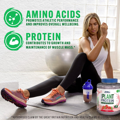 Applied Nutrition Plant Protein Powder – Critical Plant Vegan Protein Shake with SOYA Applied NutritionBuy Supplements Australia