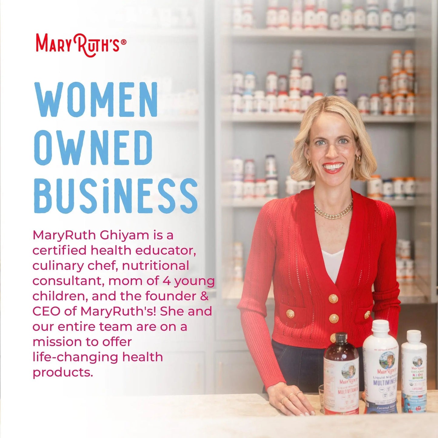 MaryRuth Organics Multivitamin for Women 40+, Womens Multivitamin Liposomal, Immune Support Supplement MaryRuth OrganicsBuy Supplements Australia
