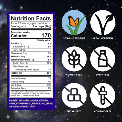 Vega Essential Protein – 25g Plant Based Protein Powder, Creamy Vanilla, Vegan for a Dairy-Free Vanilla Shake – Large Tub, 32.5oz (20 Servings)