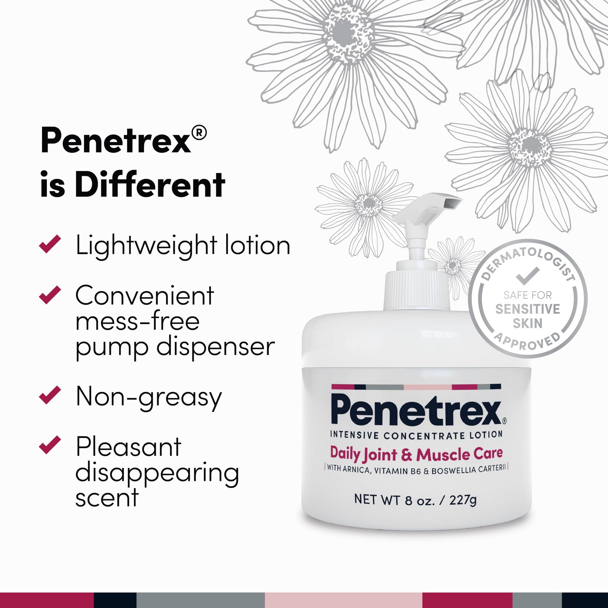 Penetrex Joint & Muscle Care Lotion – Soothing Botanical Formula with Arnica, Vitamin B6 & MSM – Lightweight Easy to Apply Lotion - Fresh Disappearing Scent - for Everyday Movement Support Penetrex buy supplements Au