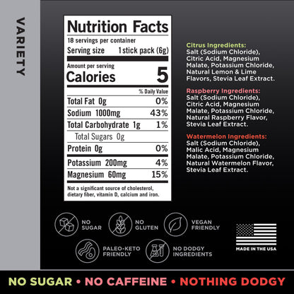 LMNT Zero Sugar Electrolytes - Variety Pack Bundle | Drink Mix | 54-Count Drink LMNTBuy Supplements Australia