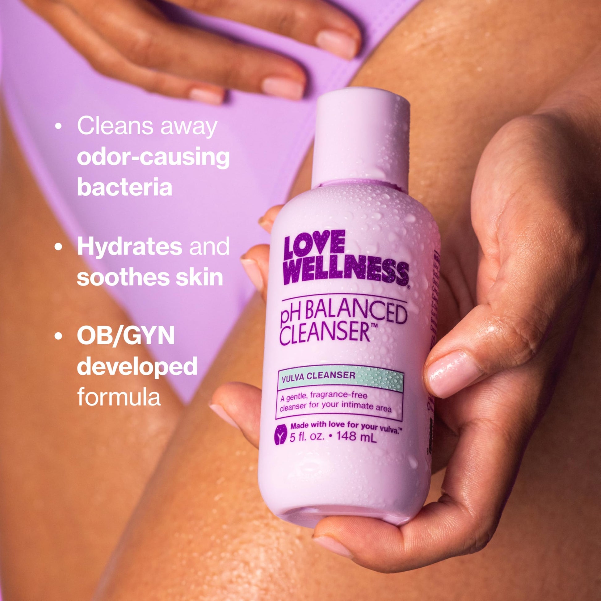 Love Wellness pH Balancing Cleanser | Feminine Vaginal Wash | Fragrance-Free | Vaginal Cleanser for Balanced pH, Intimate Health & Hygiene | Non-Irritating with Aloe Vera for Sensitive Skin | 5 Fl Oz Love WellnessBuy Supplements Australia
