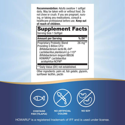 Nature's Way Pearls Max Potency Probiotic for Men and Women, Supports Digestive, Immune, Colon Health*, 5 Billion Live Cultures, No Refrigeration Required, 30 Softgels Nature's WayBuy Supplements Australia