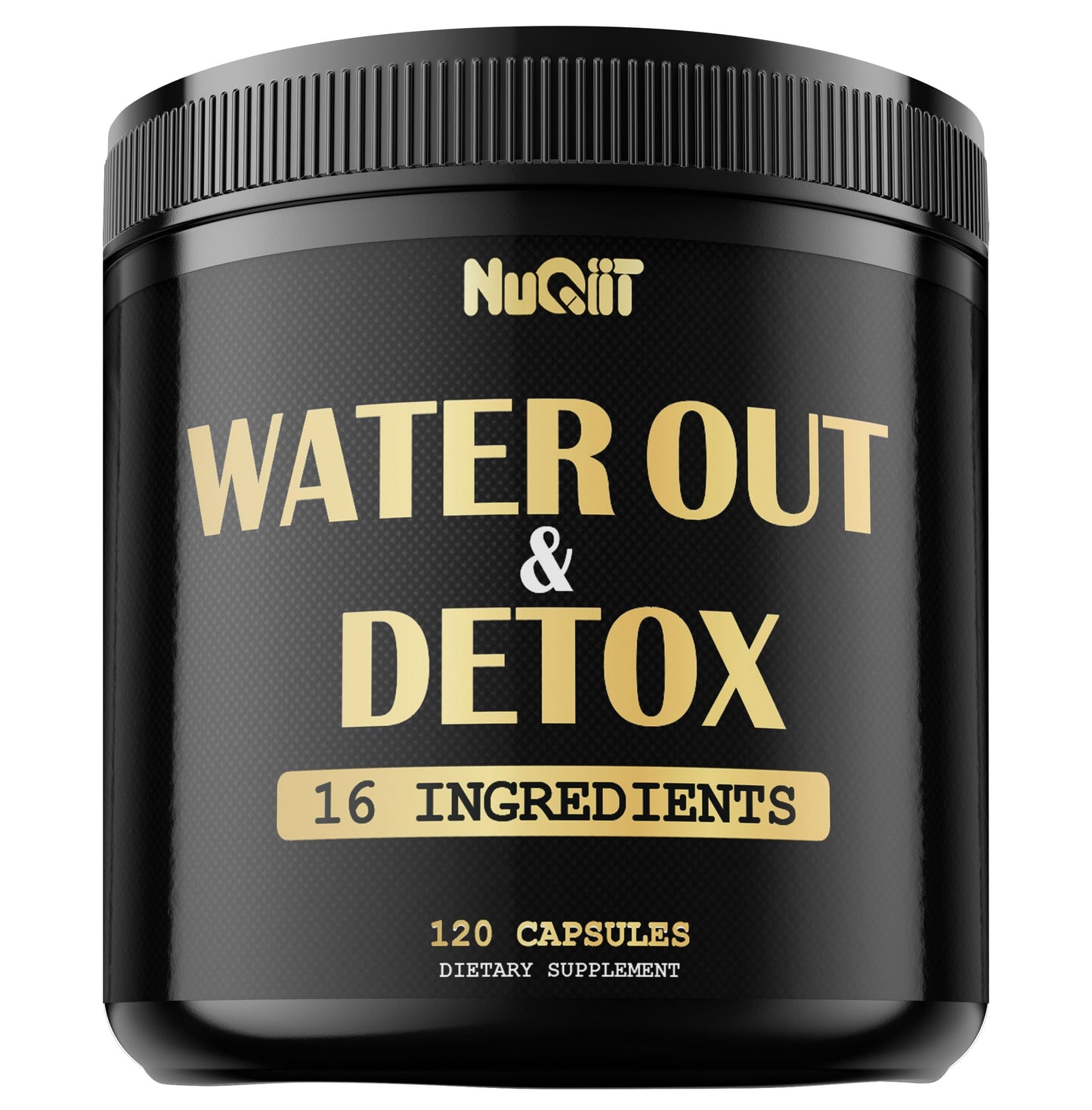 Nuqiit Water Out Supplement with Dandelion Root 12000mg Apple Cider Vinegar 4500mg & More