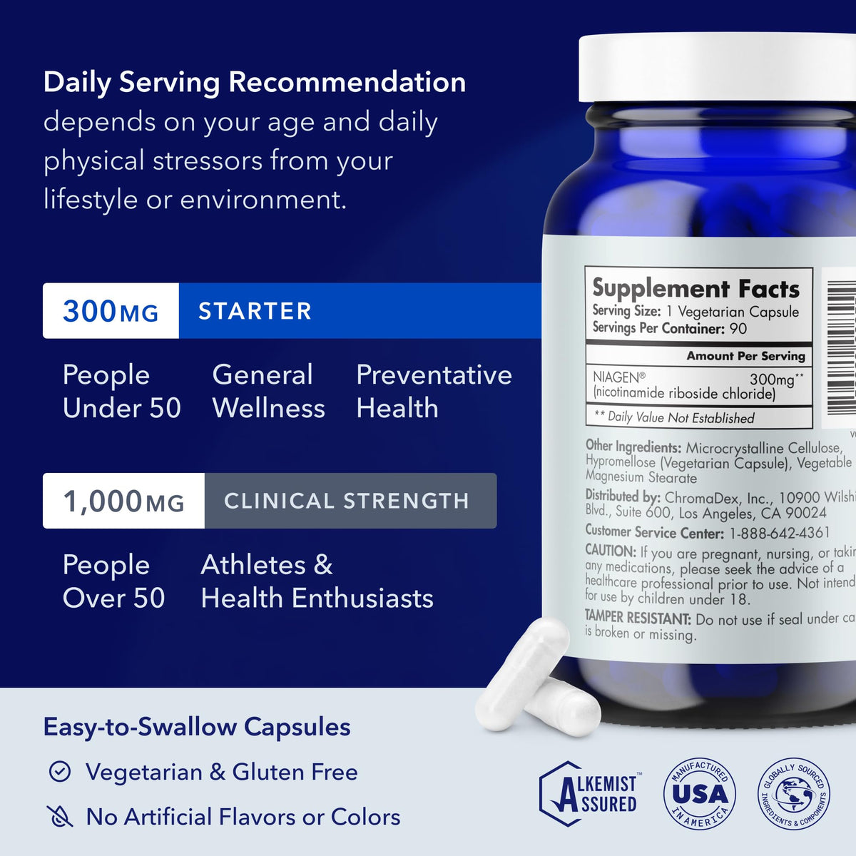 TRU NIAGEN Patented NAD Supplement for Brain Function, Anti Aging & Cell Regeneration, 300mg Niagen, 90 Servings | Supports Cellular Energy, Muscle | Nicotinamide Riboside (NR) Take 1 Daily | 1 Bottle TRU NIAGENBuy Supplements Australia