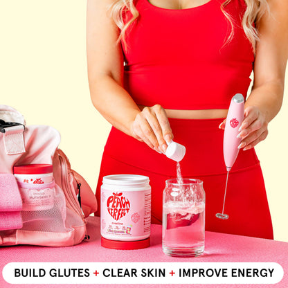 Peach Perfect Creatine Blend for Women – Micronized Creatine Monohydrate with BCAA & Collagen for Glute Strength Support – Strawberry Acai – 30 Servings Peach PerfectBuy Supplements Australia