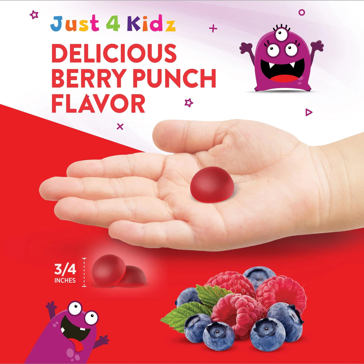 Nature's Truth Kids Multivitamin Gummies with Probiotics | 120 Count | Berry Punch Flavor | Vegetarian, Non-GMO & Gluten Free Supplement Nature's Truth