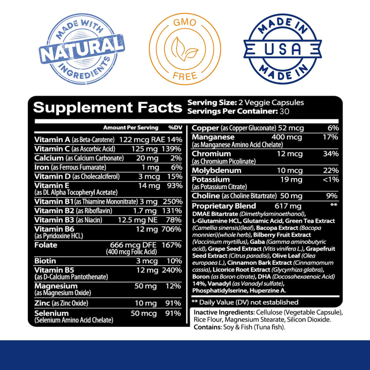 Kaya Naturals - Neuro Brain for Memory & Focus - Nootropic Energy Capsule - Nootropic Brain Support Supplement - Focus & Concentration & Learning Accuracy - Cognitive Function - 60 Count Kaya NaturalsBuy Supplements Australia