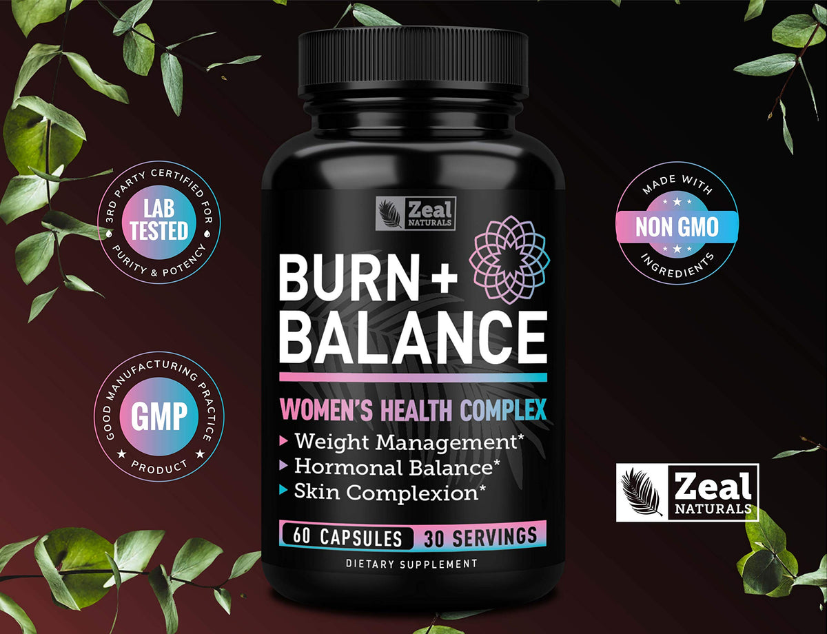 Zeal Naturals Weight Loss Support for Women + Daily Balance Vitamins (Iron, Vitamin D, Setria®, Folate) Premium Diet Support Pills for Women+ Multivitamin and Hormone Support Zeal NaturalsBuy Supplements Australia