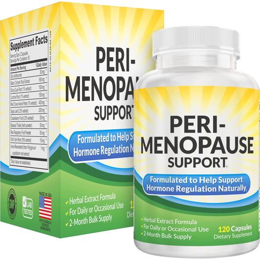 Perimenopause Support (2-Month) Supplement Blend | Women's Health & Hormone Support with 11 Herbs & Extracts | Female Hormonal Balance Supplements | 60-Day Bulk Supply | 120 Capsules Elevate Recovery SupplementsBuy Supplements Australia