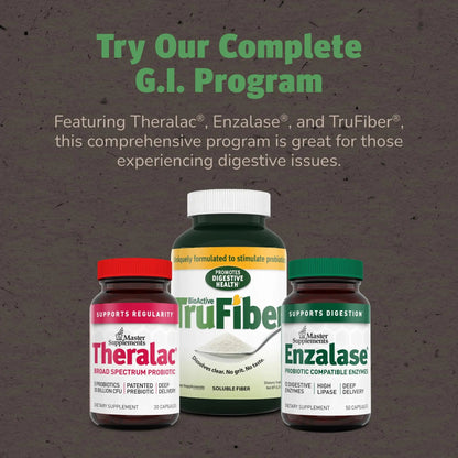 Master Supplements Theralac - 30 Capsules, Pack of 3 - Multi-Strain Probiotic for Optimal Gut Health + Gas & Bloating Relief - Gluten Free - 90 Servings THERALAC buy supplements Au