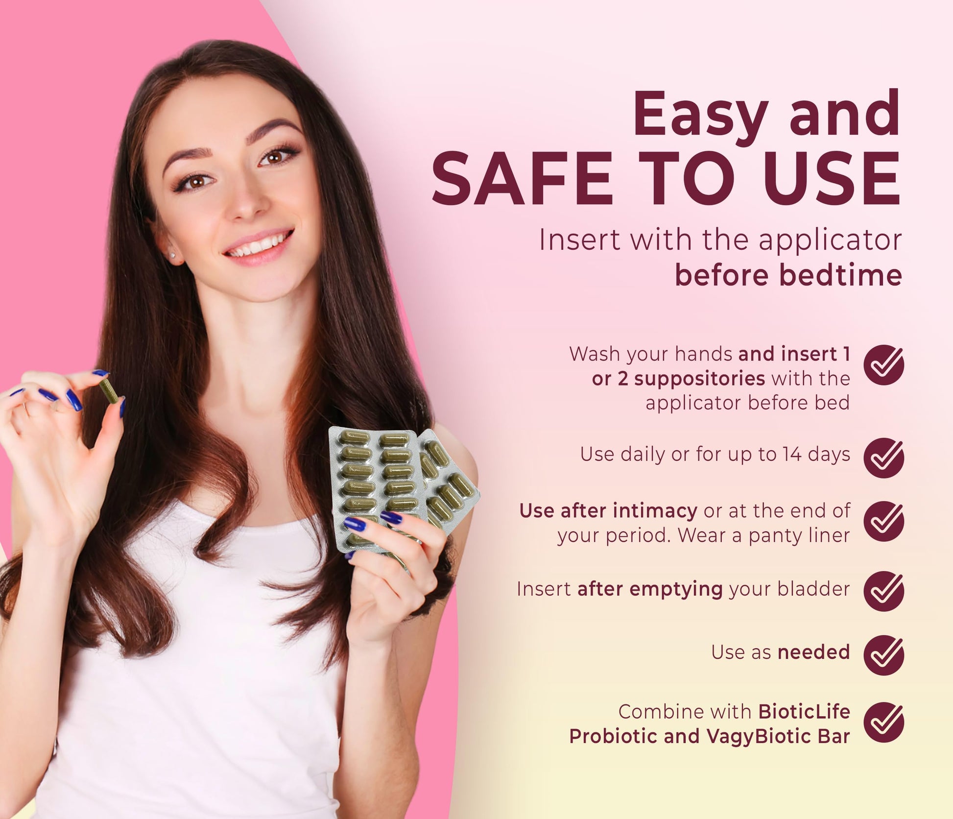 Vagy Rejuvenation V-Rescue - 500 mg Boric Acid 14 Vaginal Applications - Feminine Health Vagy RejuvenationBuy Supplements Australia