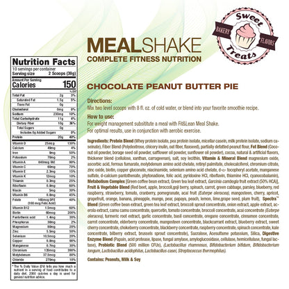 Fit & Lean Meal Shake Meal Replacement with Protein, Fiber, Probiotics and Organic Fruits Fit & LeanBuy Supplements Australia