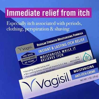 Vagisil Regular Strength Anti-Itch Feminine Cream for Women, Gynecologist Tested VagisilBuy Supplements Australia
