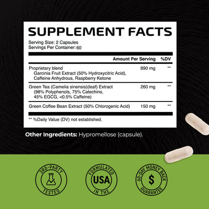 Green Tea Weight Loss Pills with Green Coffee Bean Extract | Belly Fat Burner, Metabolism Nobi NutritionBuy Supplements Australia