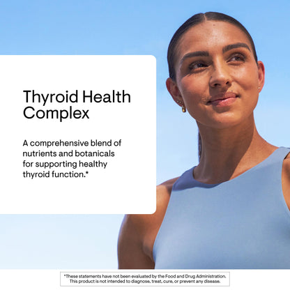 THORNE - Thyroid Health Complex (Formerly Thyrocsin) - Thyroid Cofactors for Thyroid Function Support* - Vitamins B12, C & E, Ashwagandha, Iodine, Zinc, Selenium, Copper & L-Tyrosine - 60 Servings THORNEBuy Supplements Australia