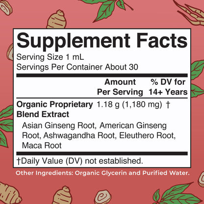 MaryRuth Organics Herbal Supplement for Brain Function | Boost Energy | Memory | Vitality USDA | Ginseng with Ashwagandha | Eleuthero and Maca Root Extract | 1 Fl Oz MARYRUTH'SBuy Supplements Australia