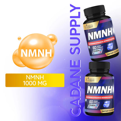 Cadane NMNH Supplement | Support Energy & Healthy Aging | Dihydronicotinamide Mononucleotide | Non-GMO – 60 Capsules – 30-Day Organic CadaneBuy Supplements Australia