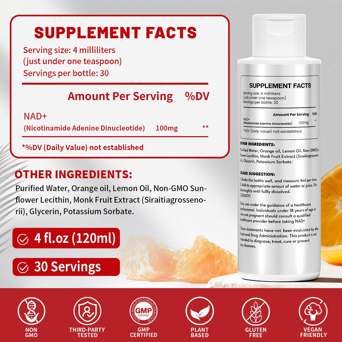 Vervidora Liposomal NAD+ Supplement, NAD+ Liquid Supplement with High Absorption for Anti-Aging, Cellular Health, Enhance Focus, Energy&Metabolism Support, Liposomal NAD+ Supplements for Women& Men VervidoraBuy Supplements Australia