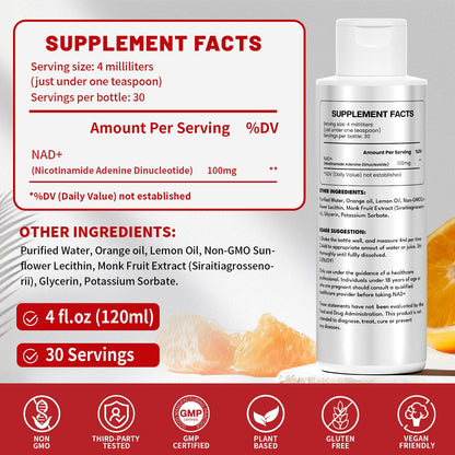 Vervidora Liposomal NAD+ Supplement, NAD+ Liquid Supplement with High Absorption for Anti-Aging, Cellular Health, Enhance Focus, Energy&Metabolism Support, Liposomal NAD+ Supplements for Women& Men VervidoraBuy Supplements Australia