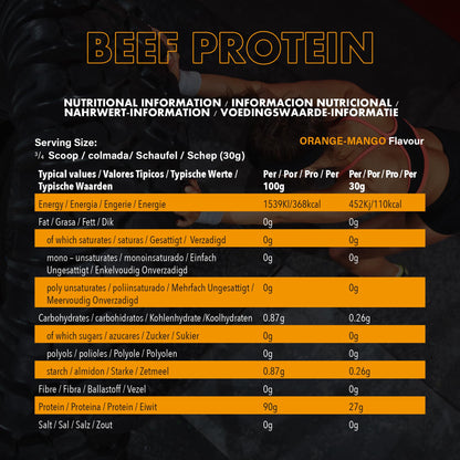 NXT Nutrition Beef Protein Isolate Powder - Protein Powder High in Natural Amino Acids NXT NutritionBuy Supplements Australia