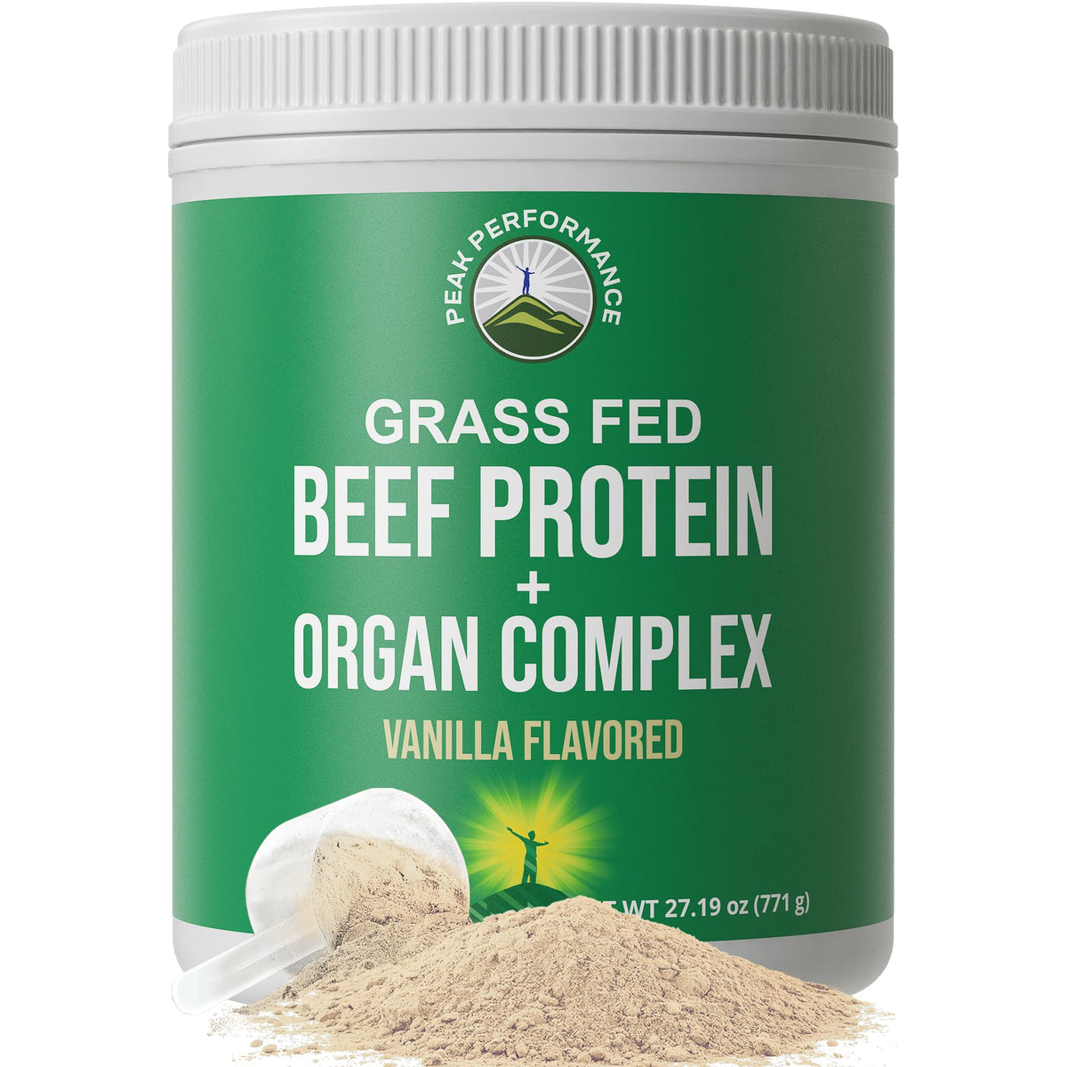 Grass Fed Beef Protein Powder + Organ Complex. Lactose Free Great Tasting Beef Protein Isolate. Animal Based Non Dairy No Whey Paleo Carnivore Supplement for Muscle Building. Vanilla Flavor Peak PerformanceBuy Supplements Australia