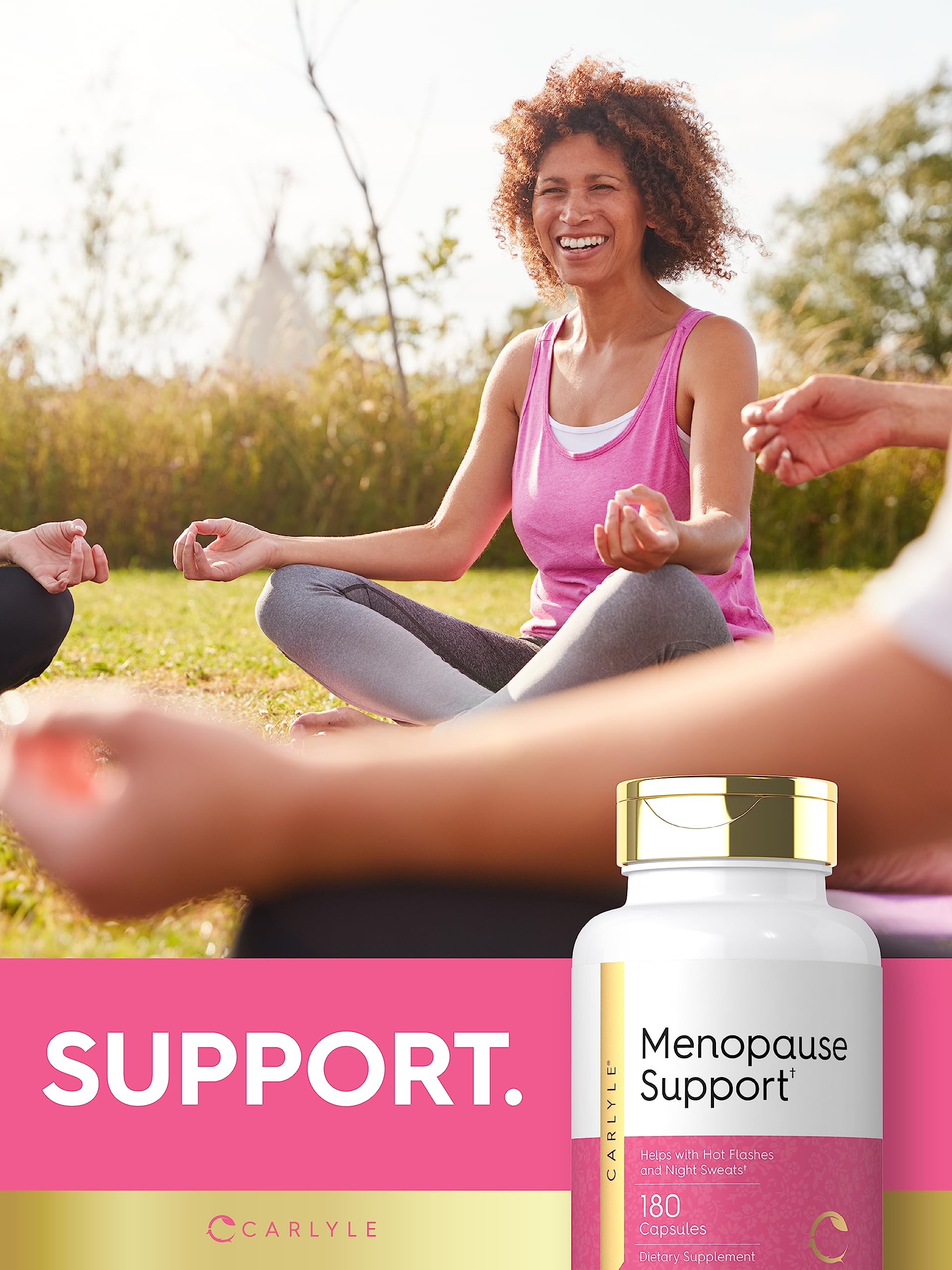 Carlyle Menopause Supplement for Women | 180 Capsules | Helps with Hot Flashes and Night Sweats | Non-GMO, Gluten Free Menopause Support CarlyleBuy Supplements Australia