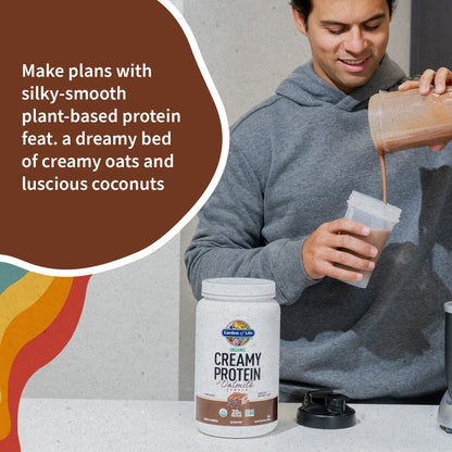 Garden of Life Creamy Organic Vegan Protein Powder + OatMilk, 20g Complete Plant Garden of LifeBuy Supplements Australia