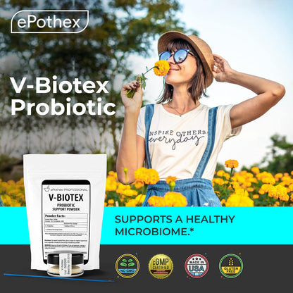 EPOTHEX V-Biotex - Pure L. Crispatus Probiotic Powder | Vaginal Probiotic | Promotes Vaginal & Urinary Health EPOTHEXBuy Supplements Australia