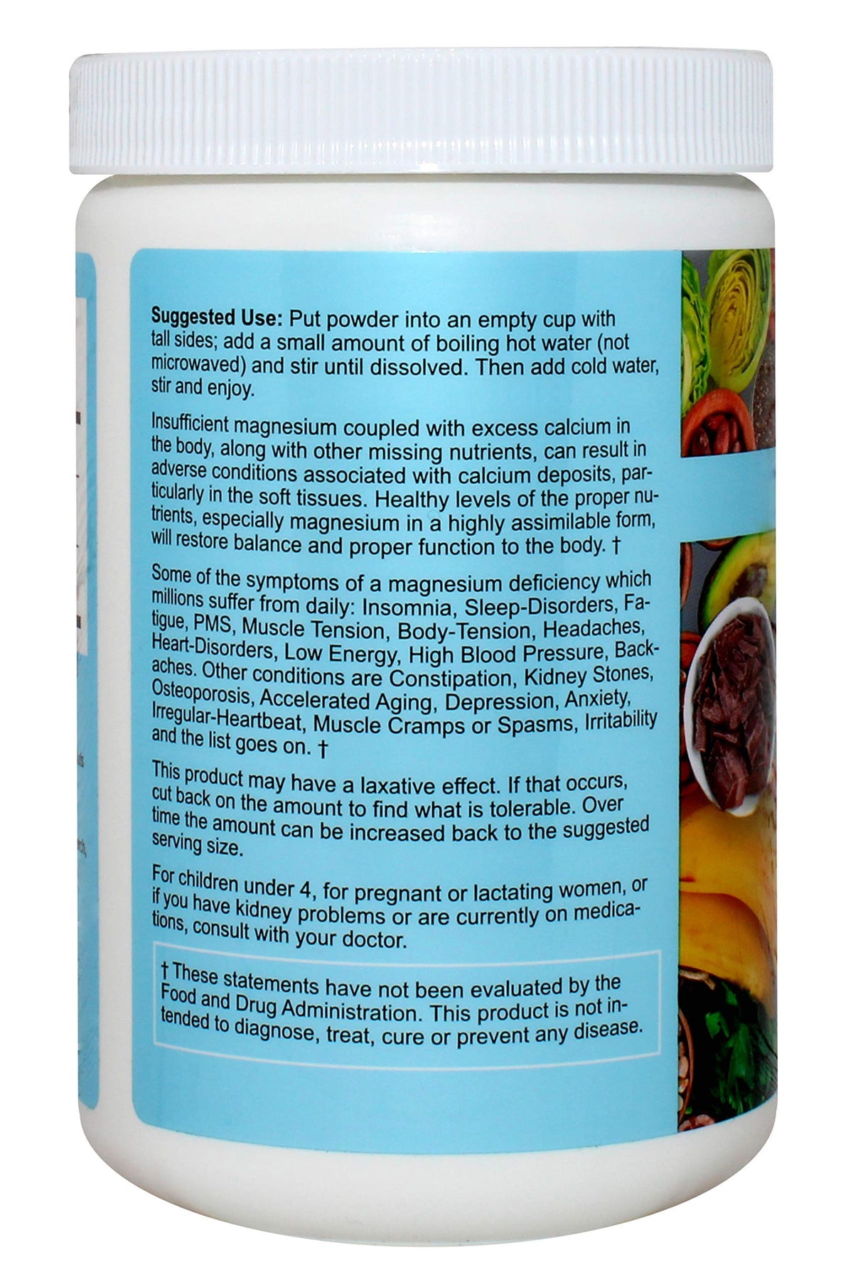 Magnesium Supreme (Original Plain Unflavored) Better Sleep, Relaxation Natural Magnesium Supplement, Non-GMO, Gluten Free, Vegan Formula. 12oz 75 Servings Peter's ChoiceBuy Supplements Australia