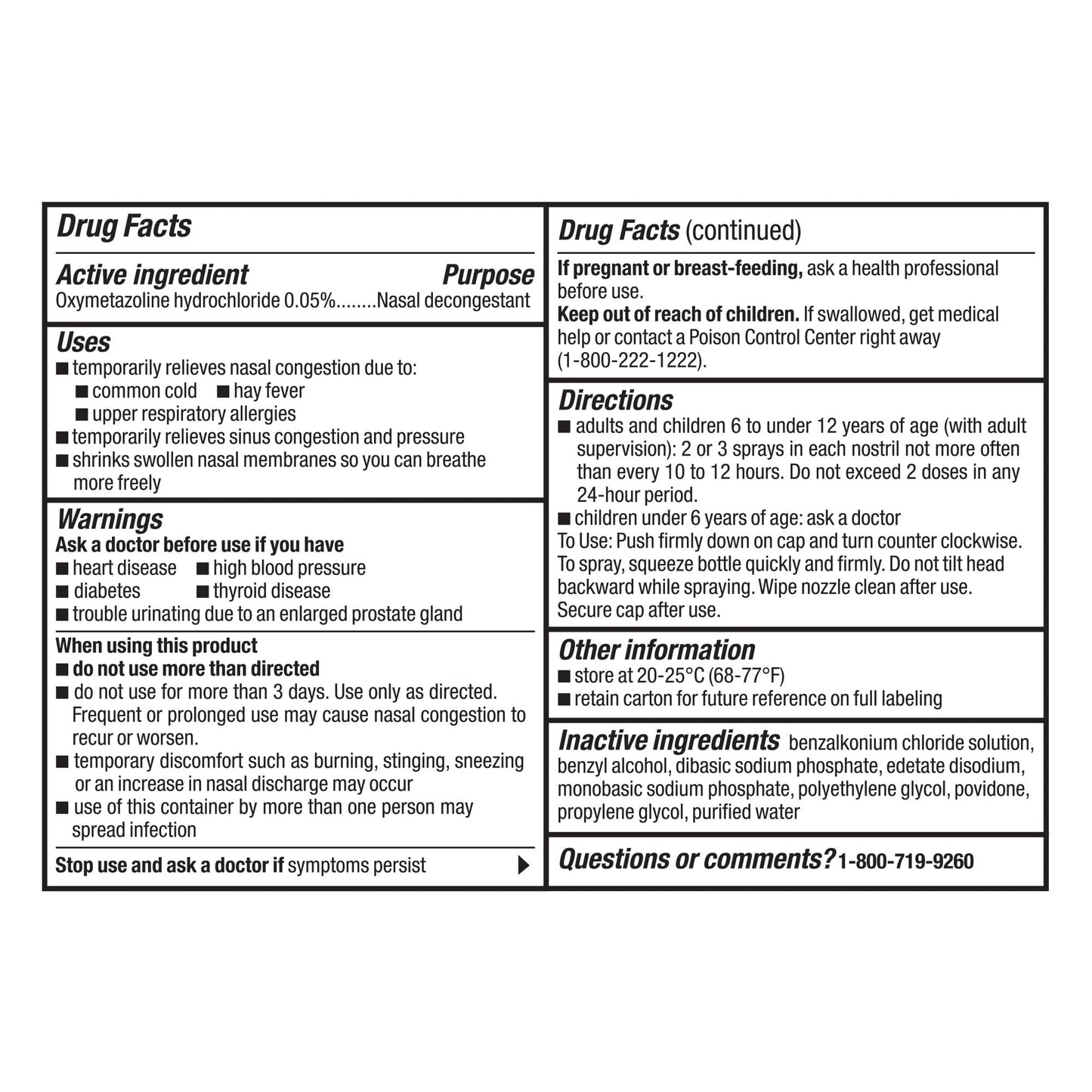 GoodSense Maximum Strength Nasal Spray, Fast Powerful Congestion Relief For Colds and Allergies, 1 Fluid Ounce GoodSense buy supplements Au