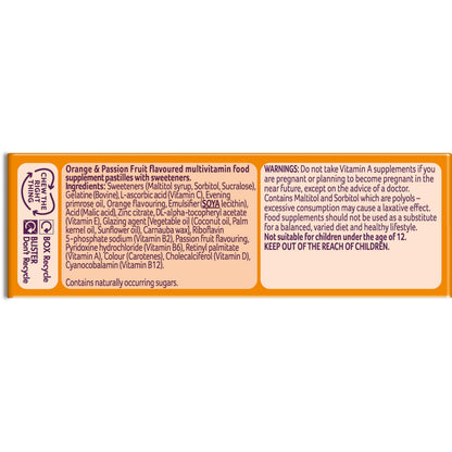 Bassetts Vitamins 12-18 EPO Orange & Passion Fruit 30's, 94.2 g, Orange and passionfruit Bassetts VitaminsBuy Supplements Australia