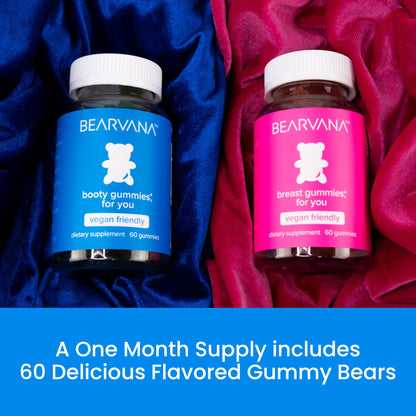 BEARVANA Gummies Combo Pack - Chest and Bum Gummies - Workout Aid - Women’s BEARVANABuy Supplements Australia
