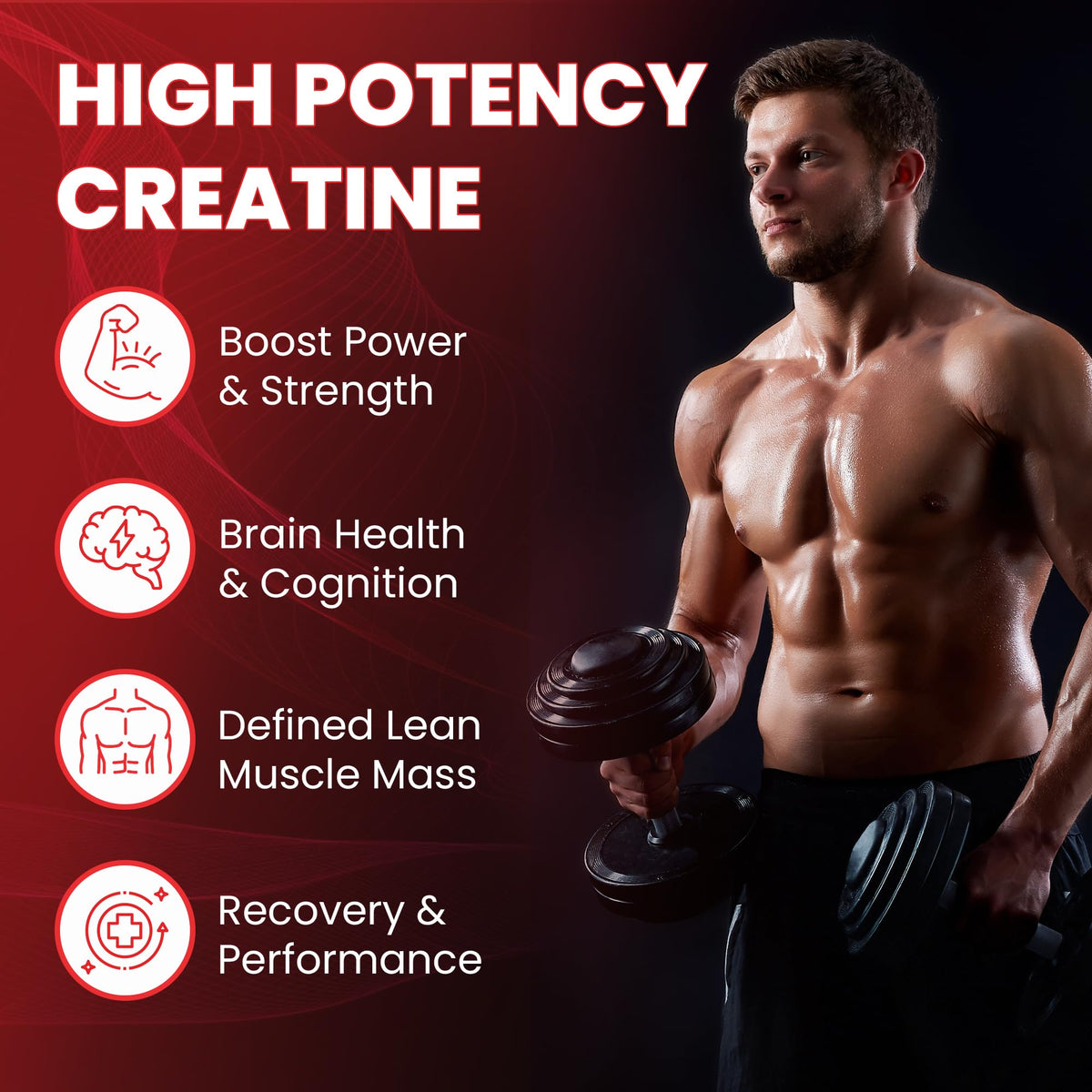 Creatine Monohydrate 5000mg Gummies, Pre-Workout 5g Creatine Gummy Supplement for Men & Women: Muscle Builder & Energy Boost, Sugar Free, Vegan, Strawberry Flavor, (120 Count) Made in USA Nature's EvergreenBuy Supplements Australia