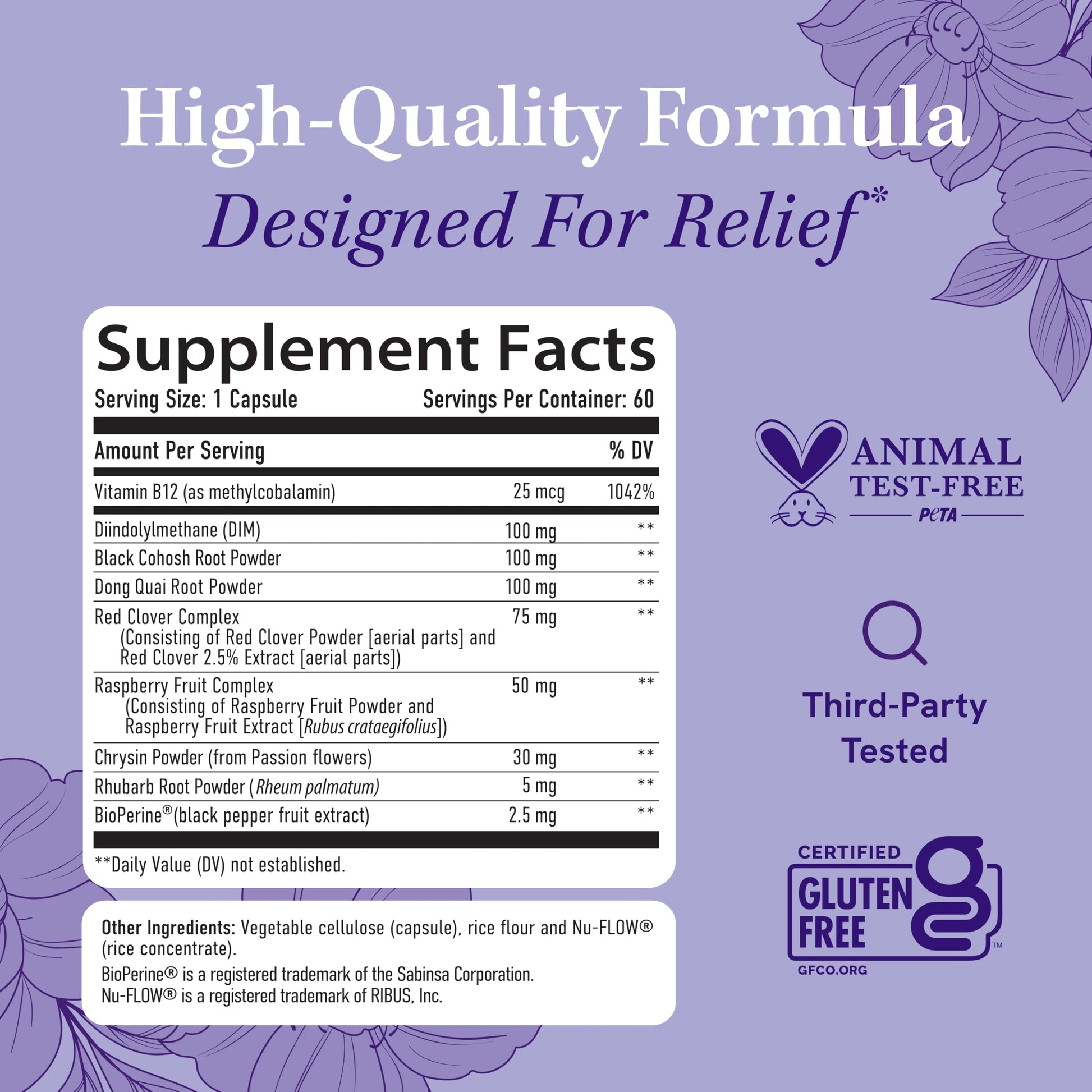 Menopause Supplements for Women Hot Flashes & Night Sweats | Hormone Balance, Menopause Relief for Women & Perimenopause Support | With Black Cohosh, DIM & Red Clover | 60 Ct (2 Month Supply) SMNutritionBuy Supplements Australia