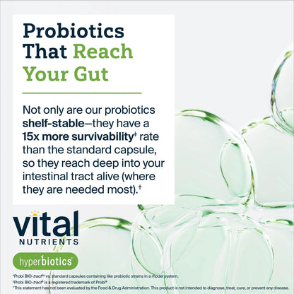 Hyperbiotics Vital Nutrients Pro-15 Advanced Probiotics for Women and Men | 15 Strains + Kiwifruit | Clinically Studied Daily Probiotics for Digestive Health, Gas, & Bloating | 30 Vegan Tablets HyperbioticsBuy Supplements Australia