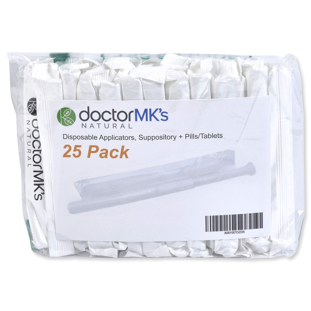 doctor MK's NATURAL Boric Acid Suppossitories (600mg) with Individually Wrapped Applicators doctor MK's NATURALBuy Supplements Australia