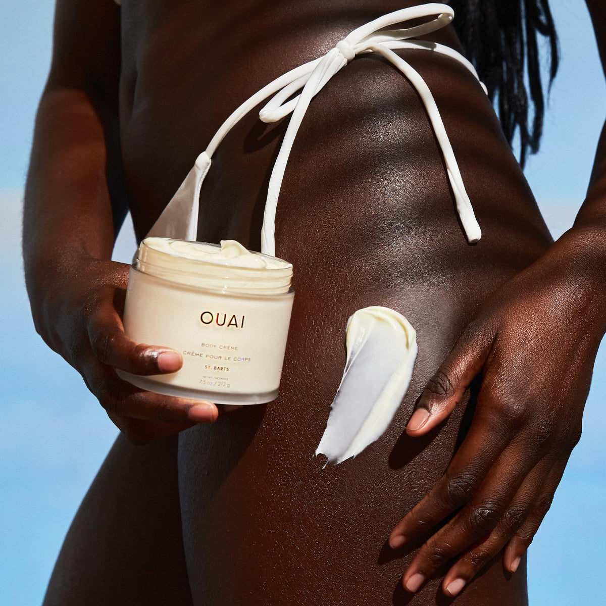OUAI Body Creme, St. Barts Travel Size - Hydrating Whipped Body Cream with Cupuaçu Butter, Coconut Oil & Squalane - Softens Skin & Delivers Radiant Glow - Sulfate-Free Skin Care (3.4 oz) OUAIBuy Supplements Australia
